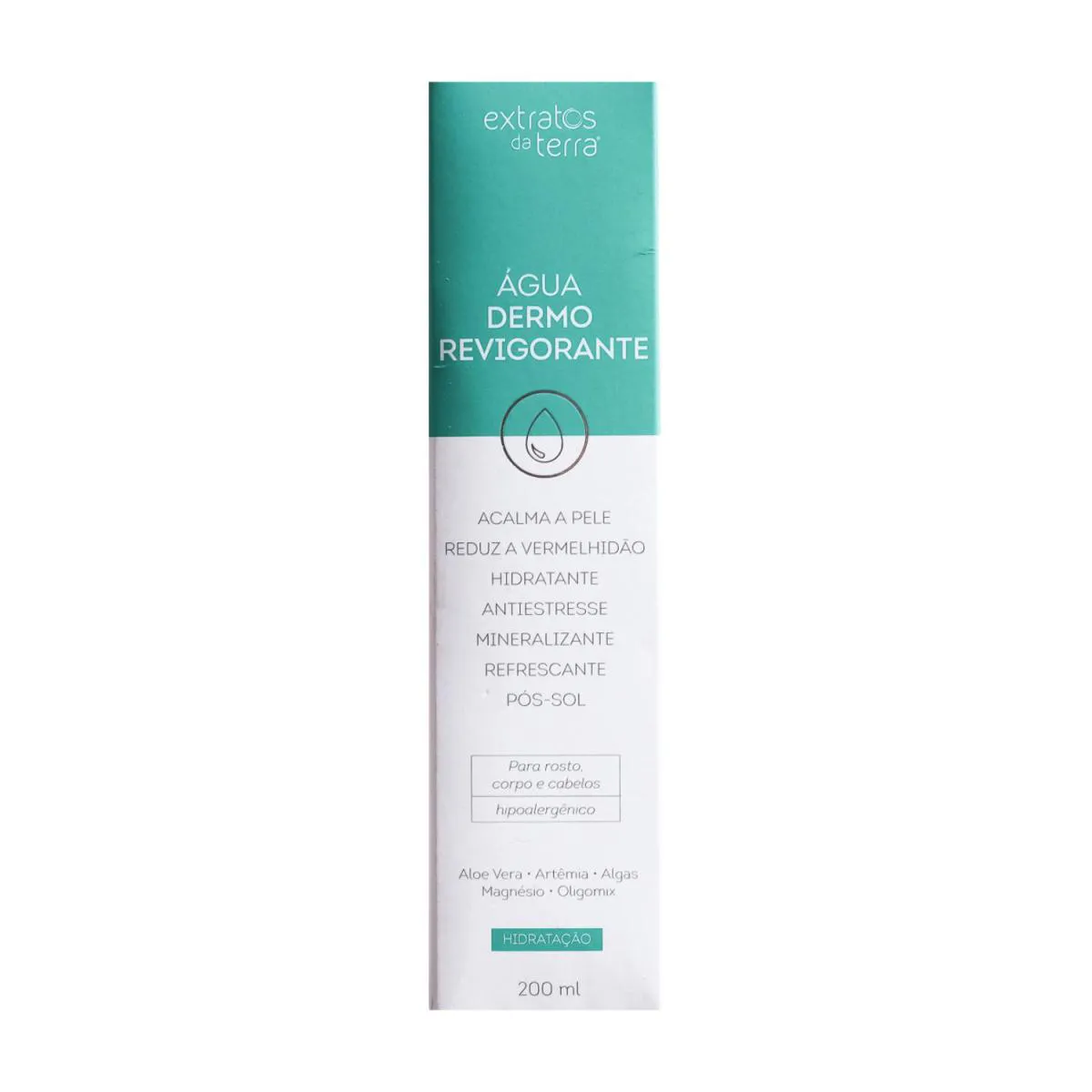 EXTRATOS DA TERRA AGUA DERMO REVIGORANTE 200ML