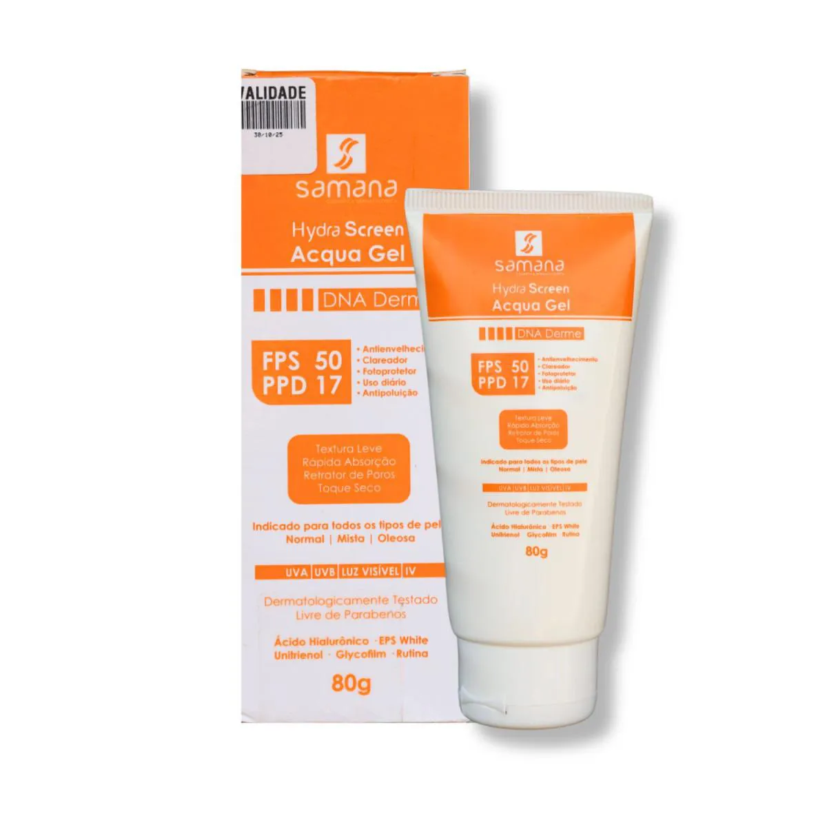 SAMANA FILTRO SOLAR HYDRA SCREEN ACQUA GEL SECO FPS 50 80G