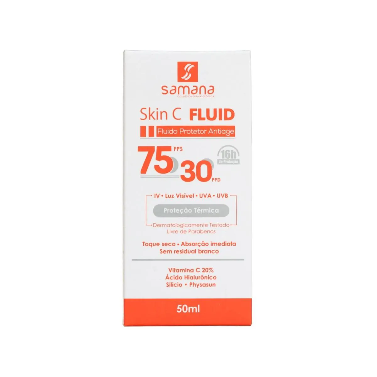 SAMANA SKIN C FLUID PROTETOR ANTIAGE FPS 75 PPD 30 50ML