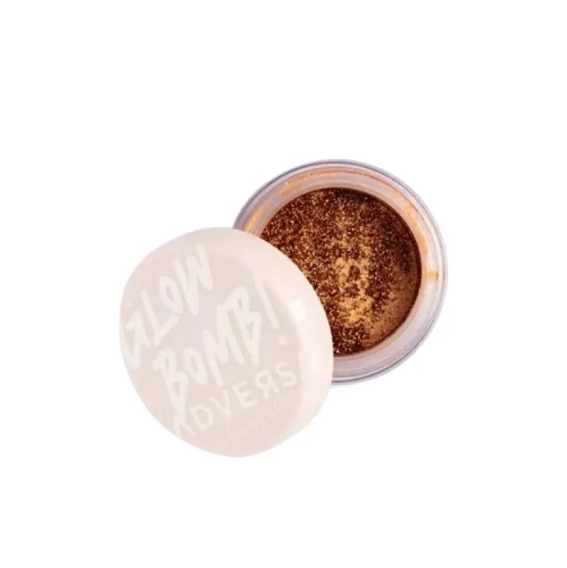 Pó ILUMINADOR VEGANO GLOWBOMB ADVERSA COR BRONZE