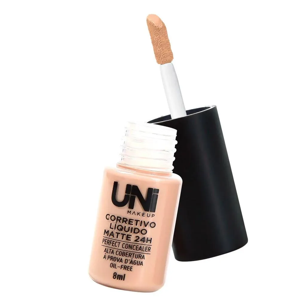 CORRETIVO LíQUIDO MATTE 24 HORAS UNI MAKEUP PERFECT CONCEALER C05