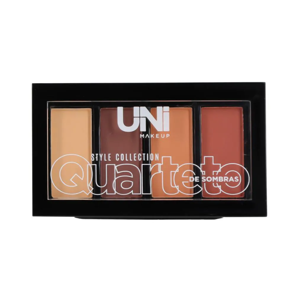 QUARTETO DE SOMBRAS STYLE COLLECTION COR C UNI MAKEUP - PALETA