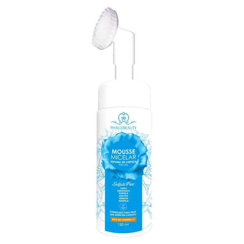 ESPUMA DE LIMPEZA FACIAL MOUSSE MICELAR PHALLEBEAUTY