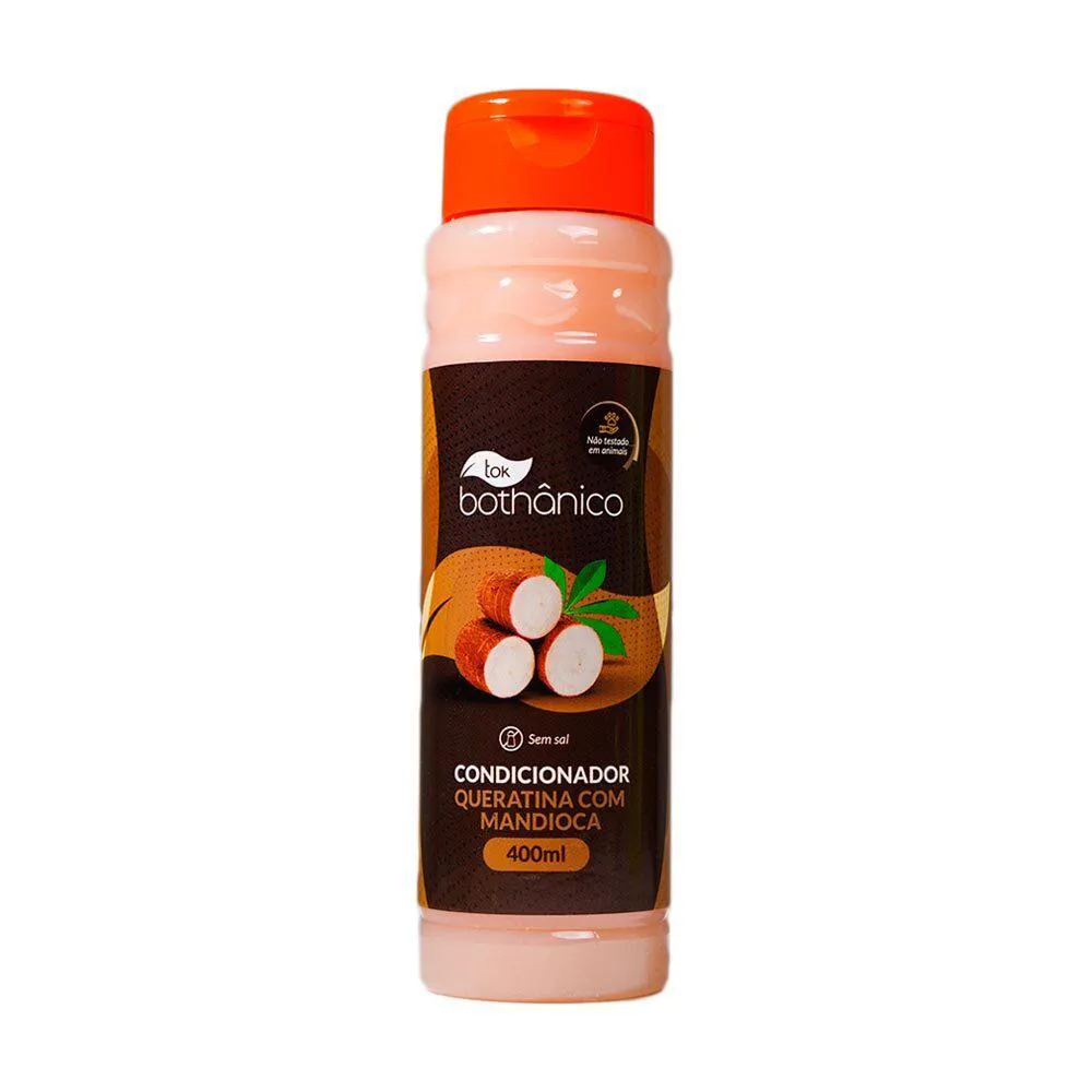 CONDICIONADOR QUERATINA COM MANDIOCA TOK BOTHâNICO 400ML
