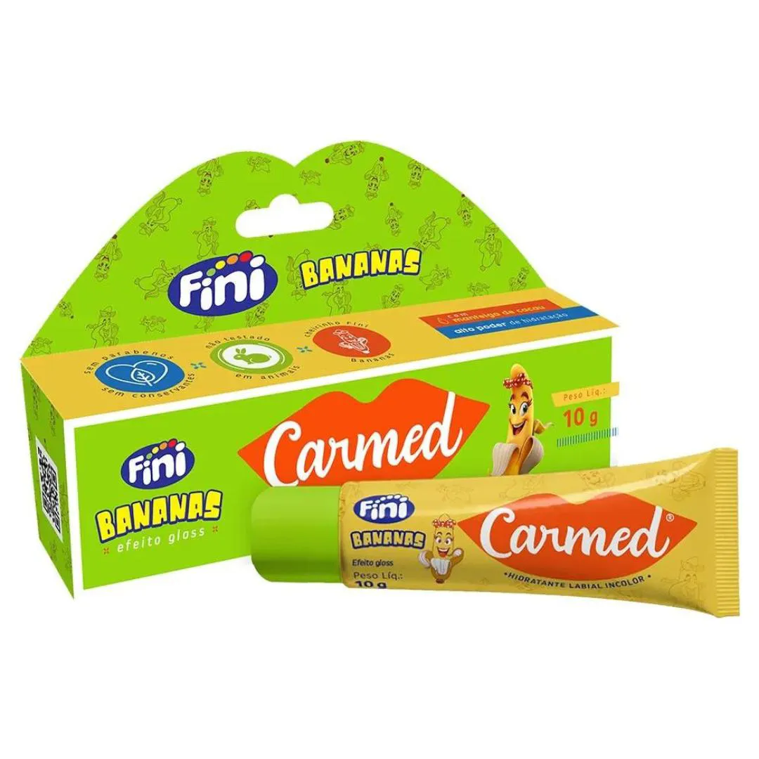 HIDRATANTE LABIAL CARMED FINI BANANAS - 10G