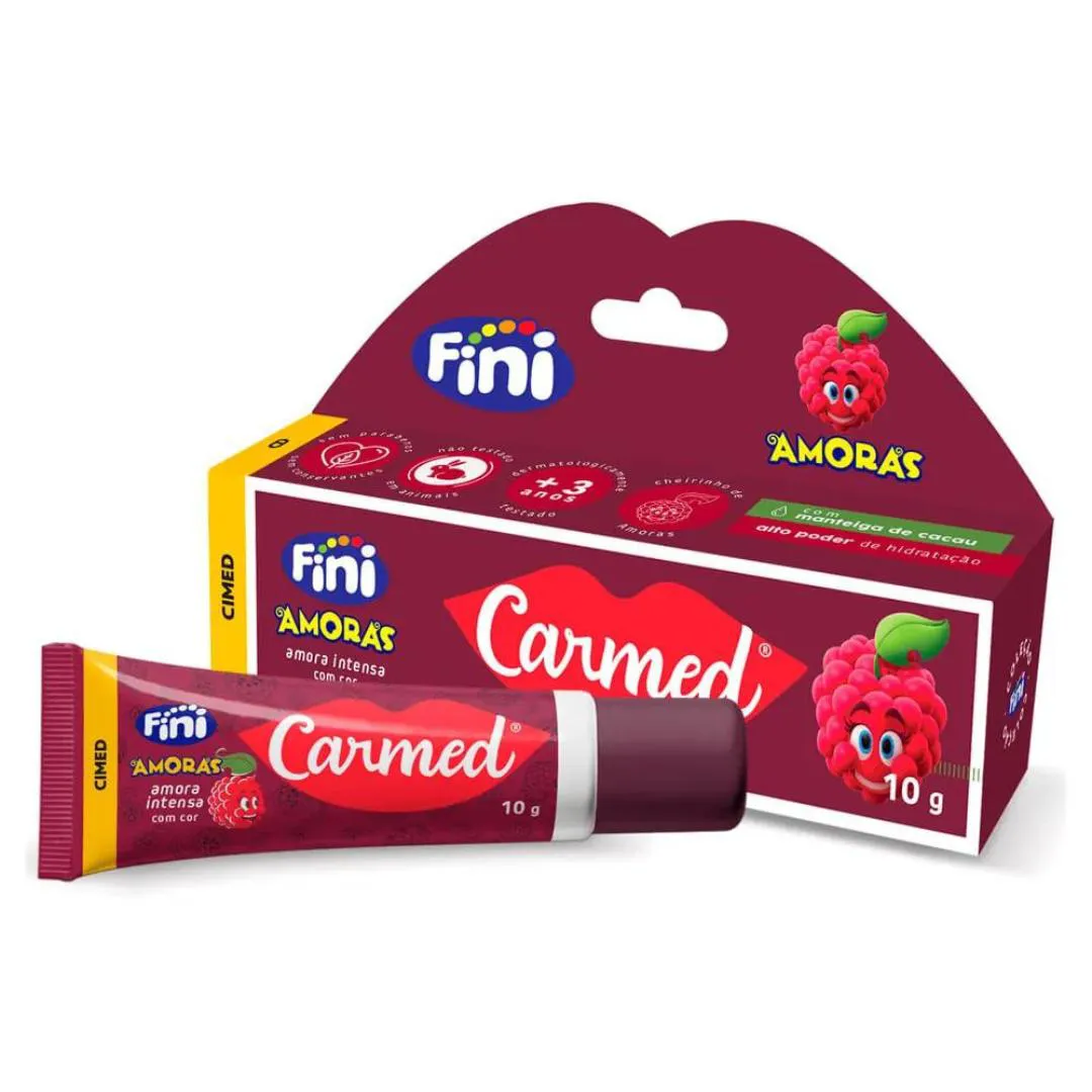 HIDRATANTE LABIAL CARMED FINI AMORA INTENSA - 10G