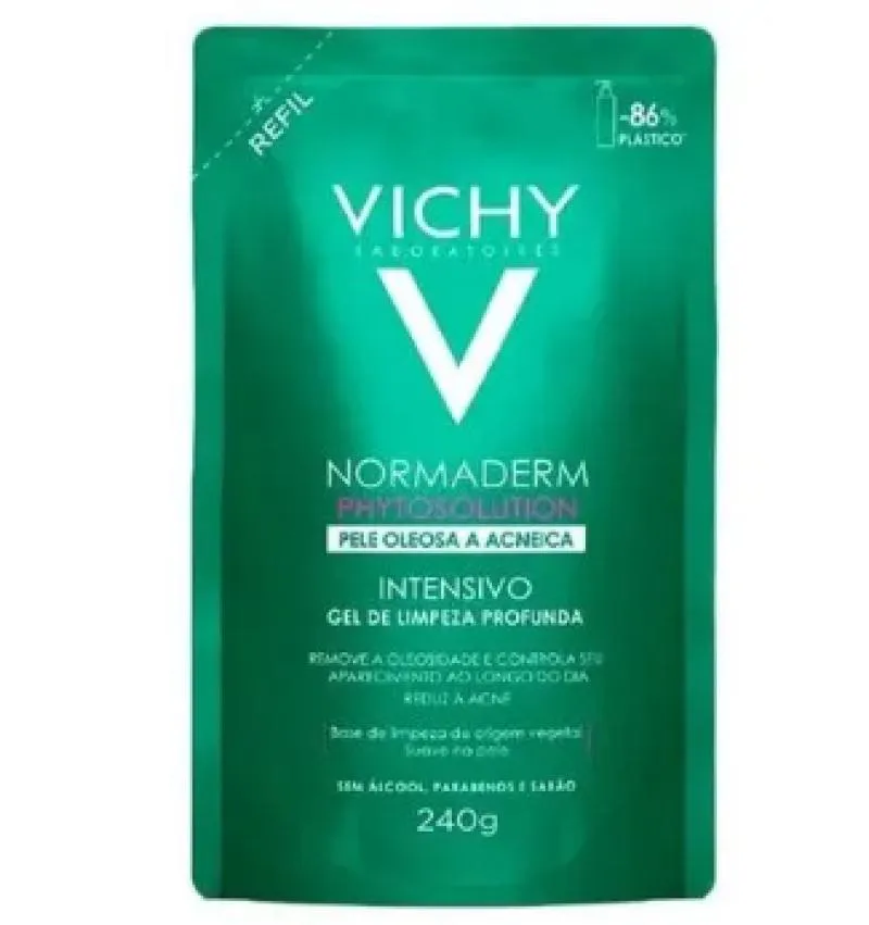 NORMADERM PHYTOSOLUTION GEL DE LIMPEZA PROFUNDA 240 ML - REFIL