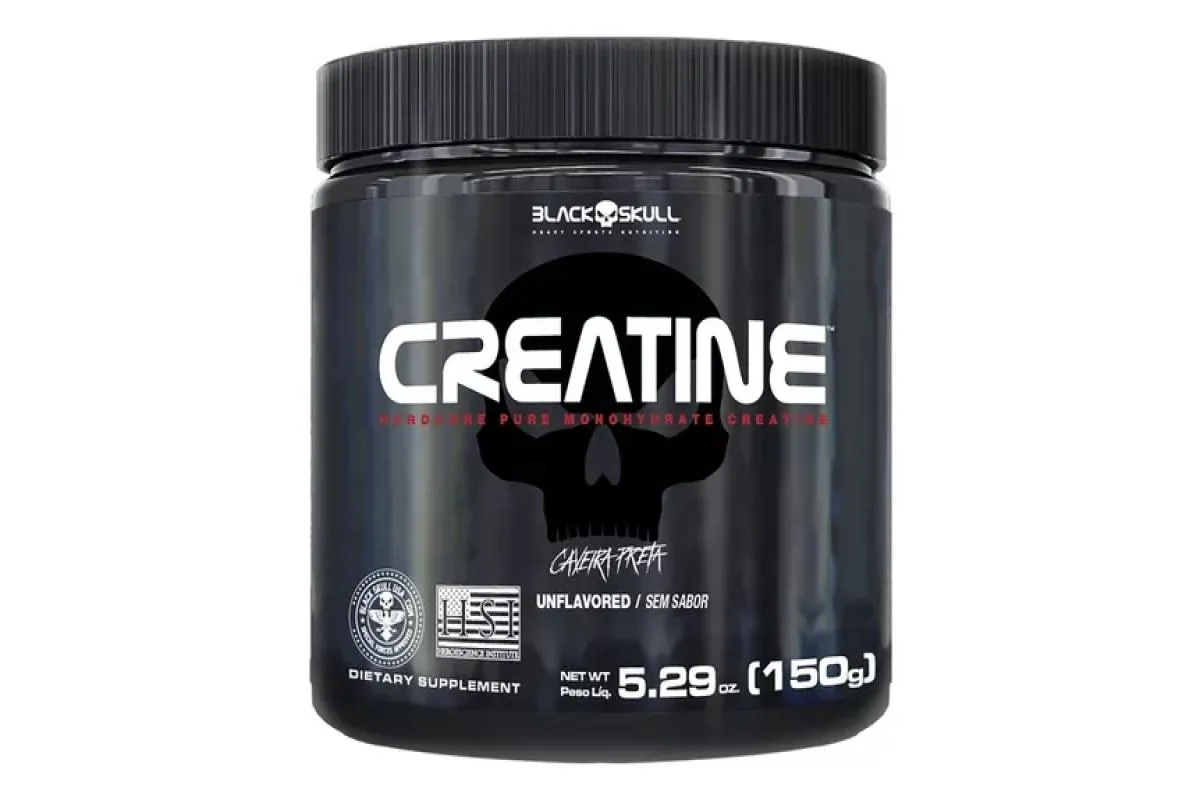 CREATINE BLACK SKULL MONOHIDRATADA POTE COM 150G