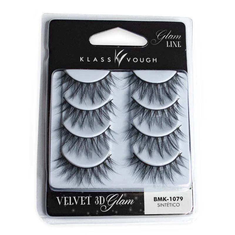 CíLIOS POSTIçOS GLAM LINE - VELVET 3D - KLASS VOUGH