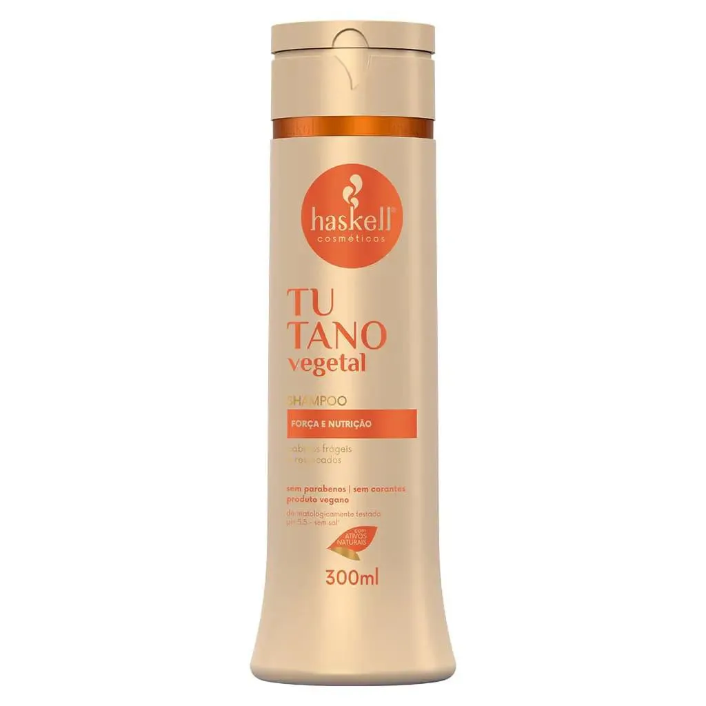 SHAMPOO TUTANO VEGETAL 300ML - HASKELL COSMéTICOS