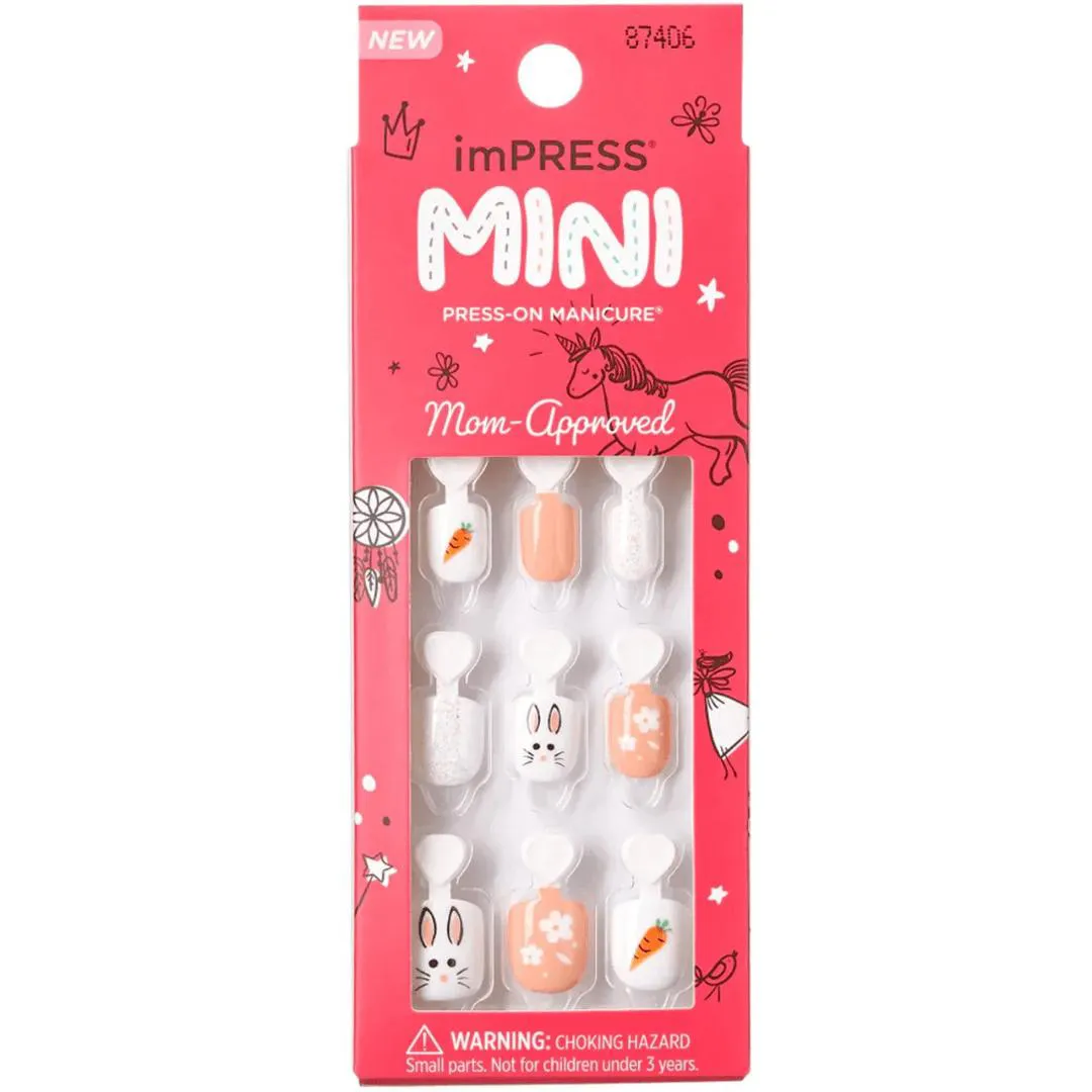 UNHAS AUTOCOLANTES KIDS IMPRESS MINI EASTER BUNNY - KISS NEW YORK