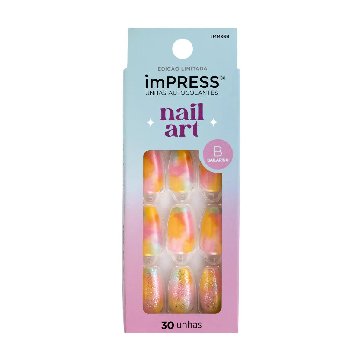 UNHAS DECORADAS NAIL ART AUTOCOLANTE CANDY SYRUP - KISS NEW YORK