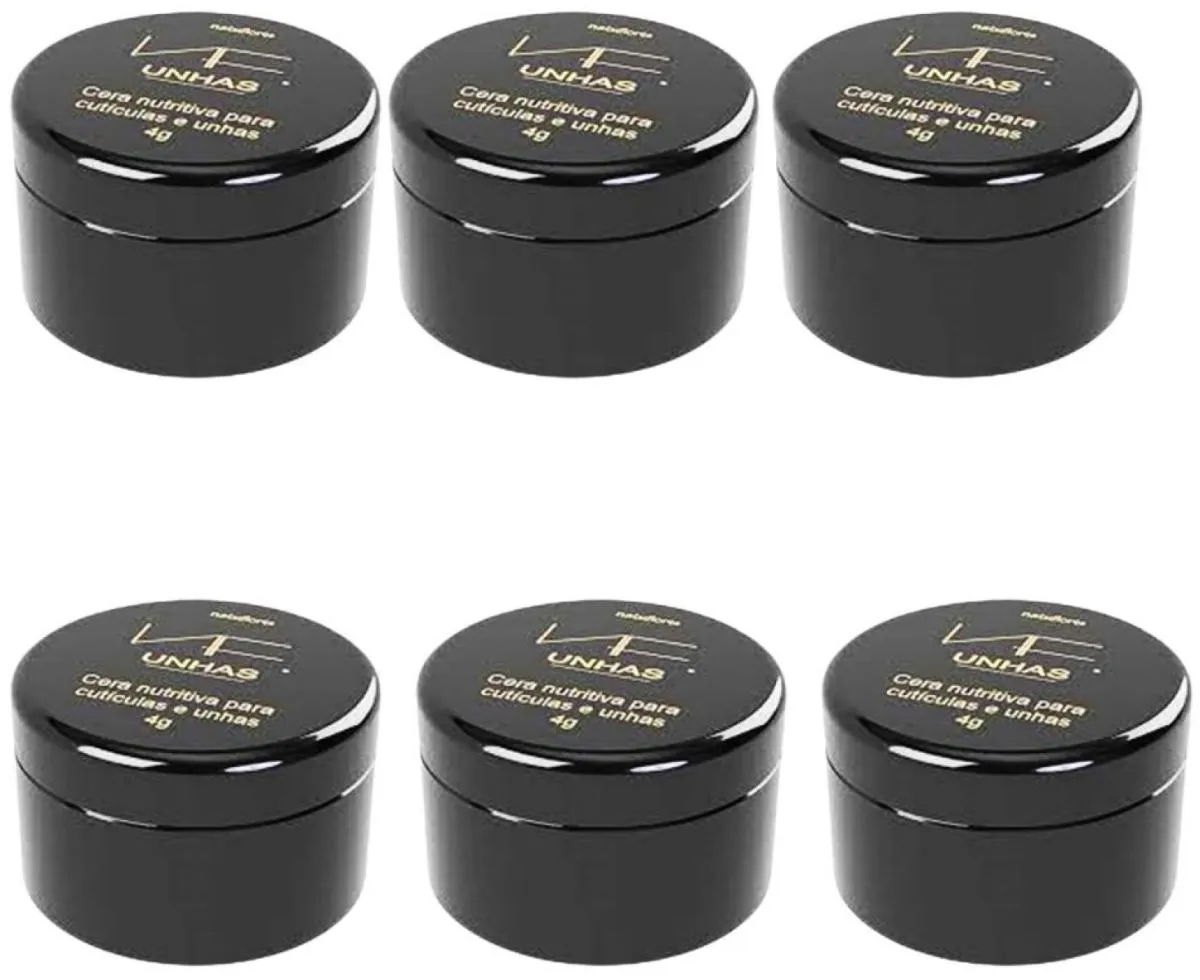 CERA NUTRITIVA PARA  CUTICULAS E UNHAS 4GR NATUFLORES KIT 6UND