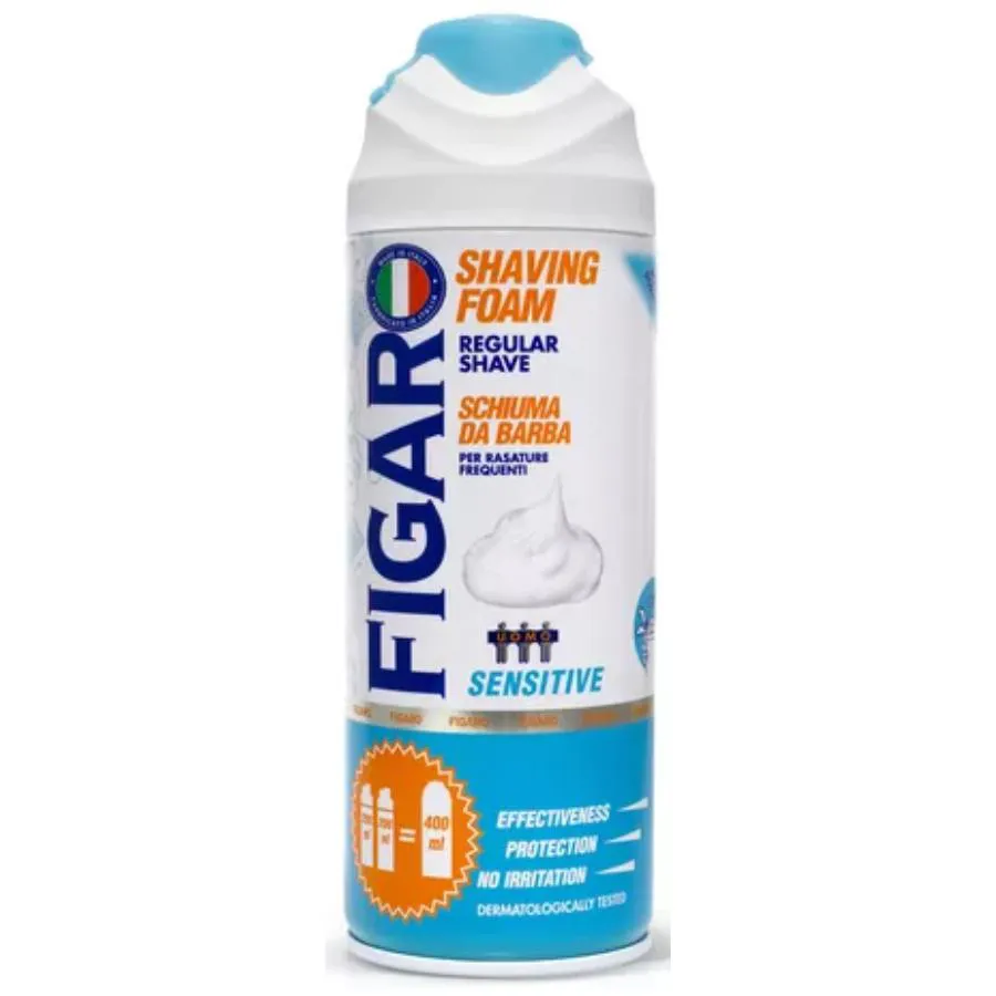 ESPUMA PARA BARBEAR SENSITIVE 400ML - FIGARO