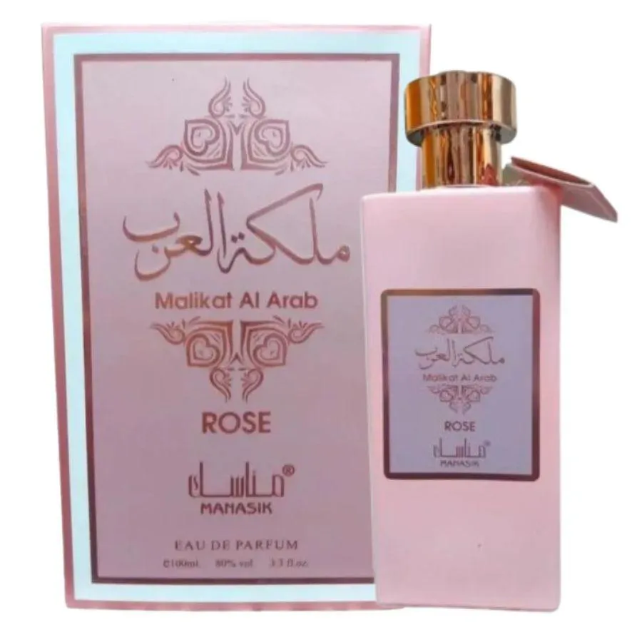 PERFUME MALIKAT AL ARAB ROSE FEMININO EAU DE PARFUM 100ML