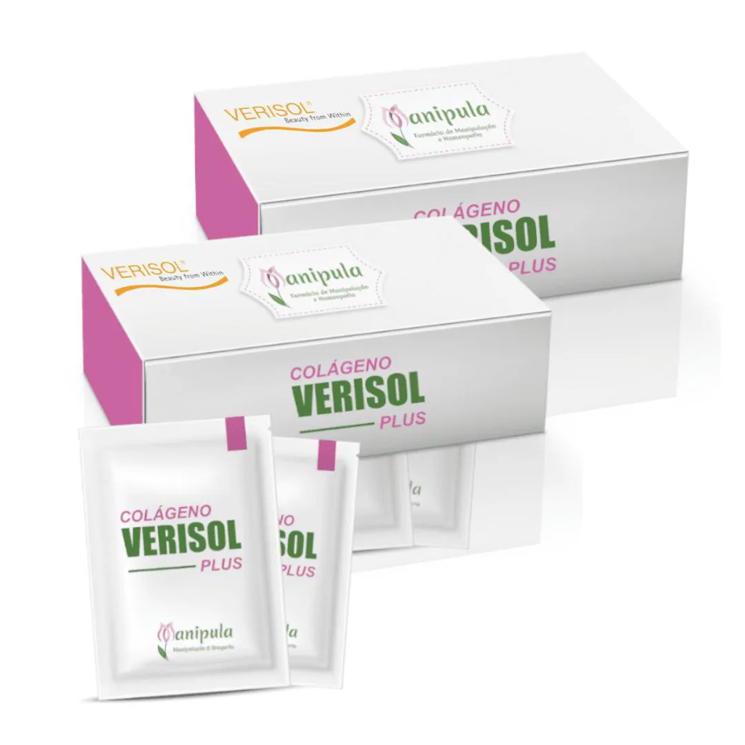 COLáGENO VERISOL PLUS - 30 SACHES - 2 CAIXAS