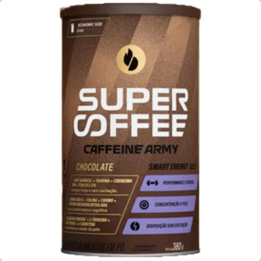 CAFé SUPER COFFEE 3.0 ECONOMIC SIZE 380G CAFFEINE ARMY Chocolate