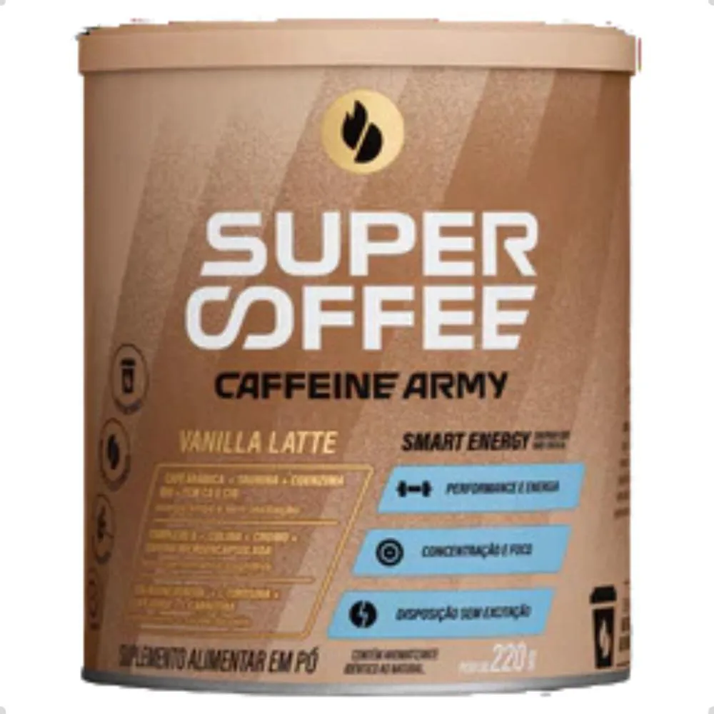 CAFé SUPER COFFEE 3.0 CLASSIC SIZE 220G CAFFEINE ARMY Baunilha