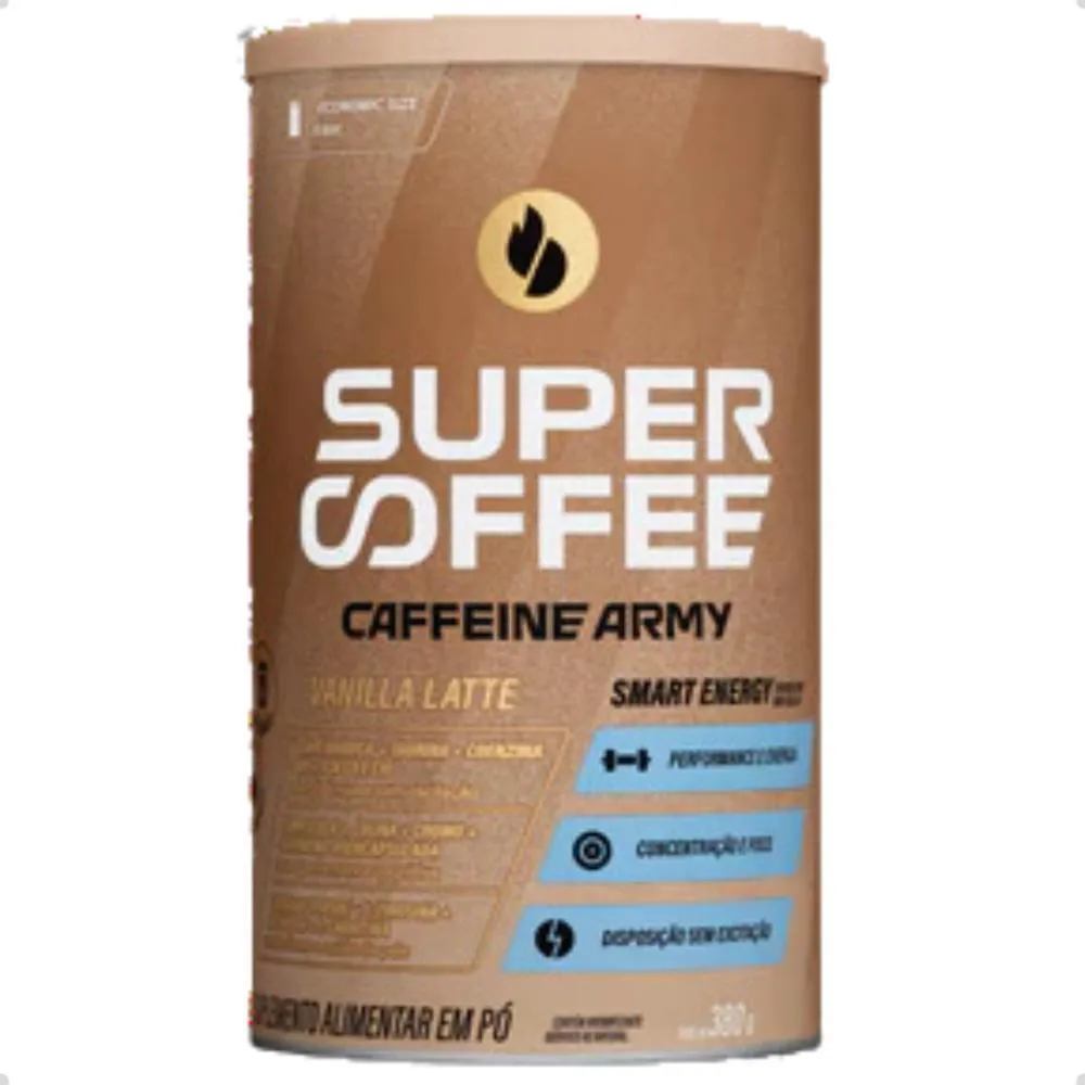 CAFé SUPER COFFEE 3.0 ECONOMIC SIZE 380G CAFFEINE ARMY Baunilha