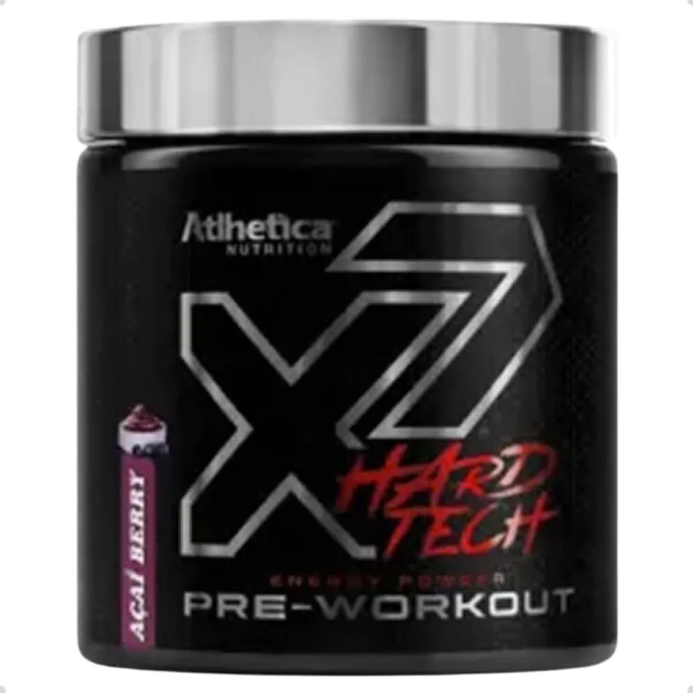 PRE WORKOUT X7 HARD TECH 200G ATLHETICA NUTRITION Açaí Berry