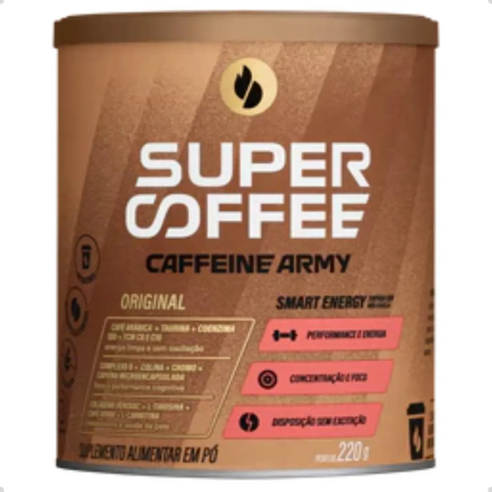 CAFé SUPER COFFEE 3.0 CLASSIC SIZE 220G CAFFEINE ARMY Original