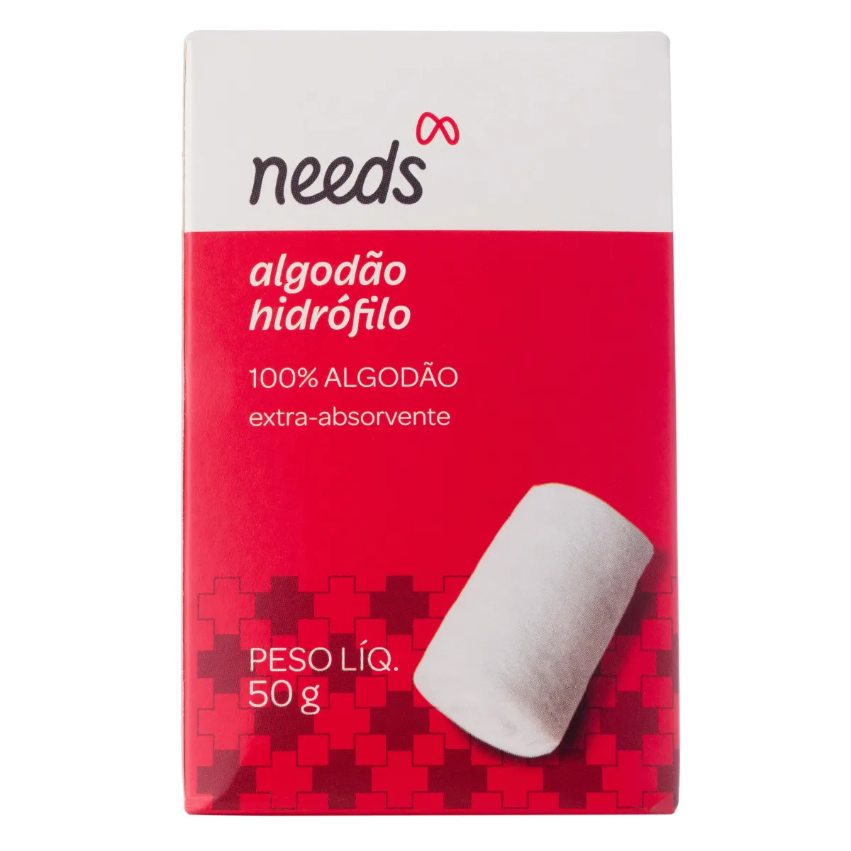 Algodão Hidrófilo Needs com 50g