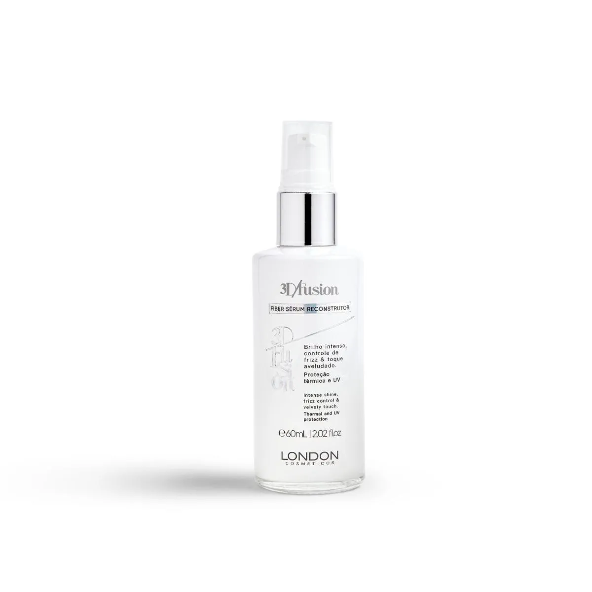 FINALIZADOR FIBER SéRUM RECONSTRUTOR 60ML 3D FUSION HOME CARE | LONDON COSMéTICOS
