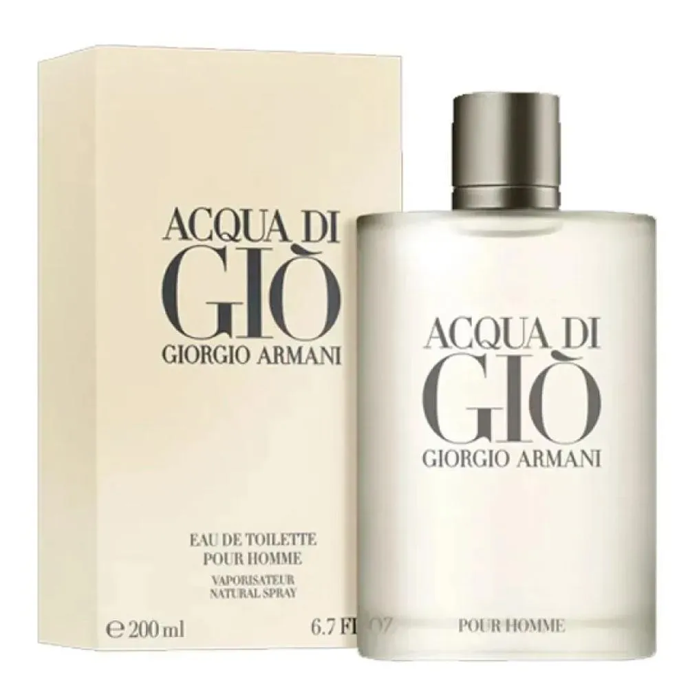 Perfume Acqua Di Gio Pour Homme Eau De Toilette Giorgio Armani Masculino 200ml