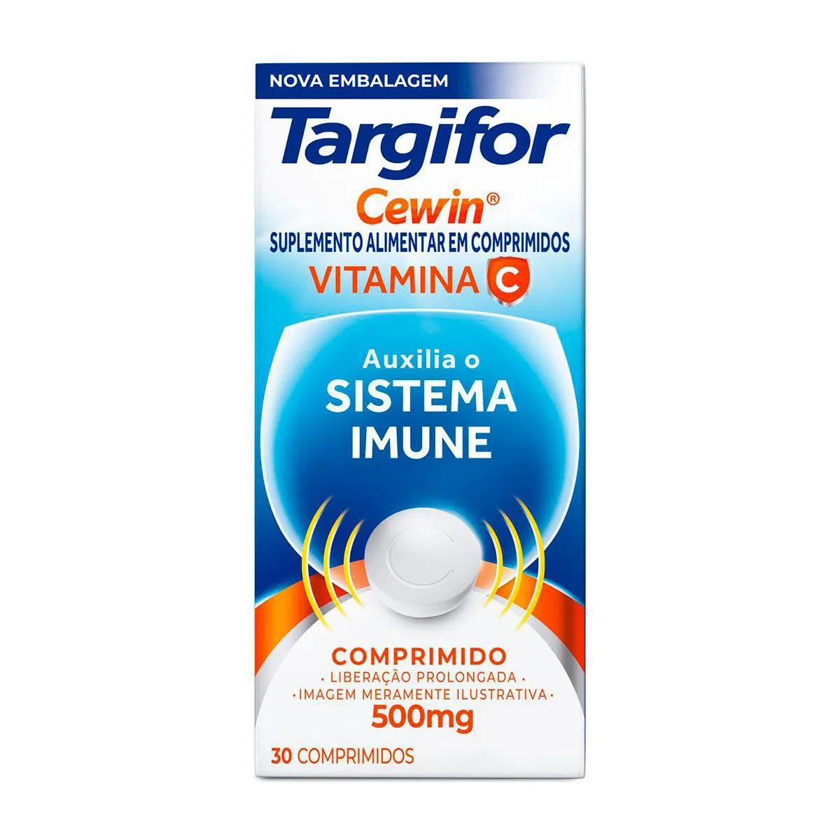 Vitamina C Targifor Cewin 500mg 30 comprimidos