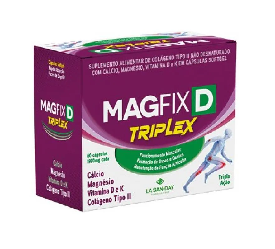 MAGFIX TRIPLEX 1970MG COM 60 CáPSULAS - LA SAN DAY