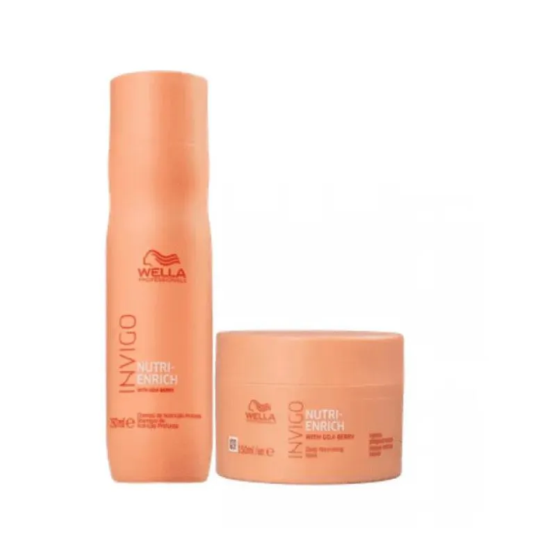 Kit Wella Nutri Enrich - Shampoo 250ml + Máscara 150ml