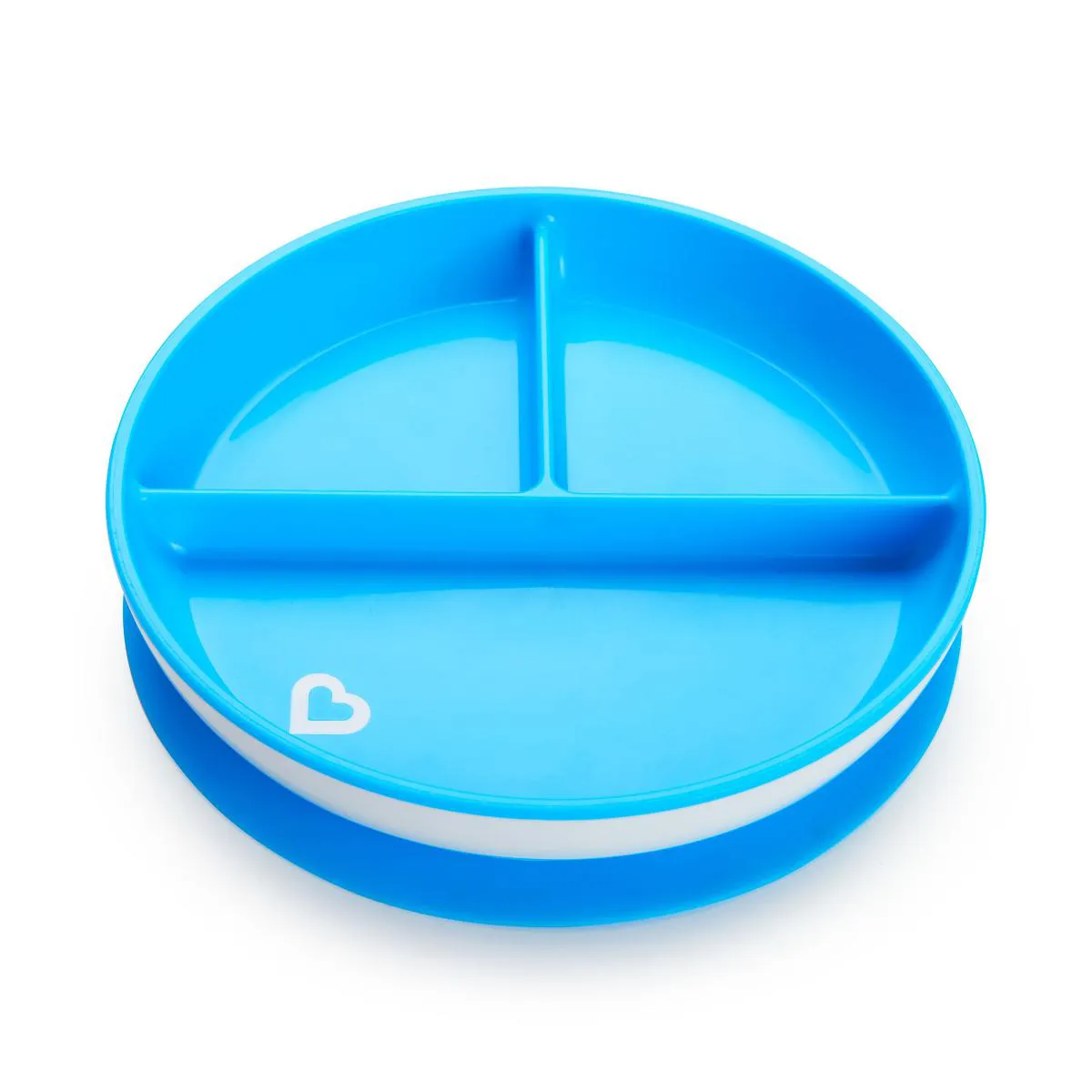 PRATO REDONDO COM VENTOSA -  AZUL - MUNCHKIN
