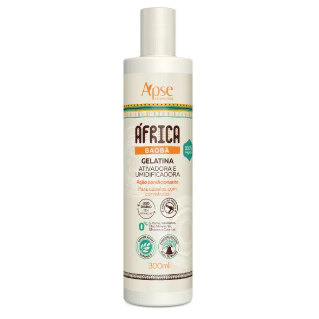 GELATINA ÁFRICA BAOBá ATIVADORA E UMIDIFICADORA APSE 300ML