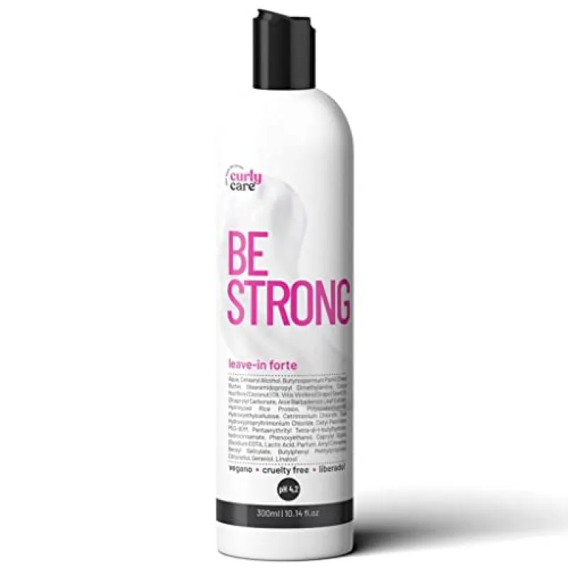 CREME DE PENTEAR LEAVE IN FORTE BE STRONG 300ML - CURLY CARE