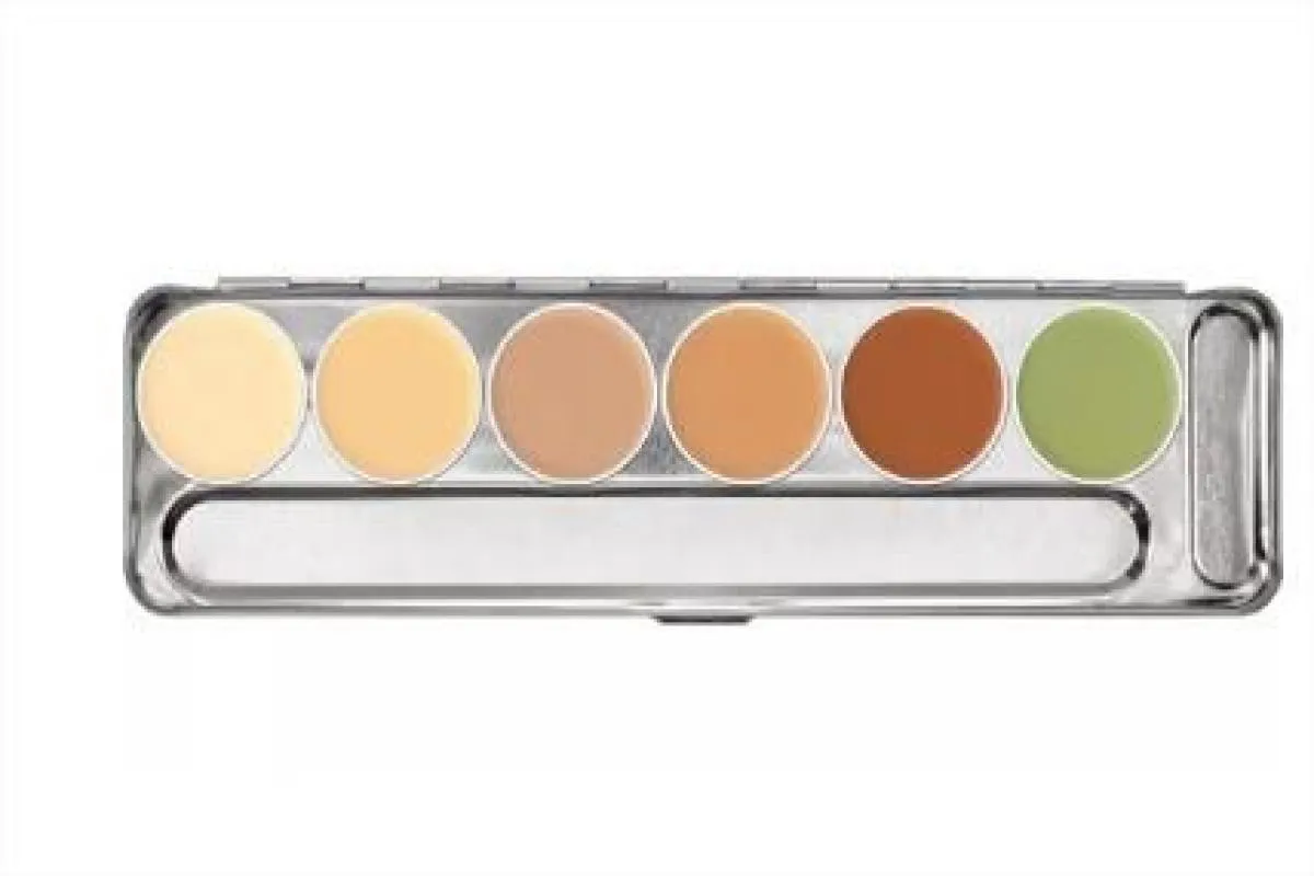 KRYOLAN DERMACOLOR PALETA 6 CORES - MODELO BP1