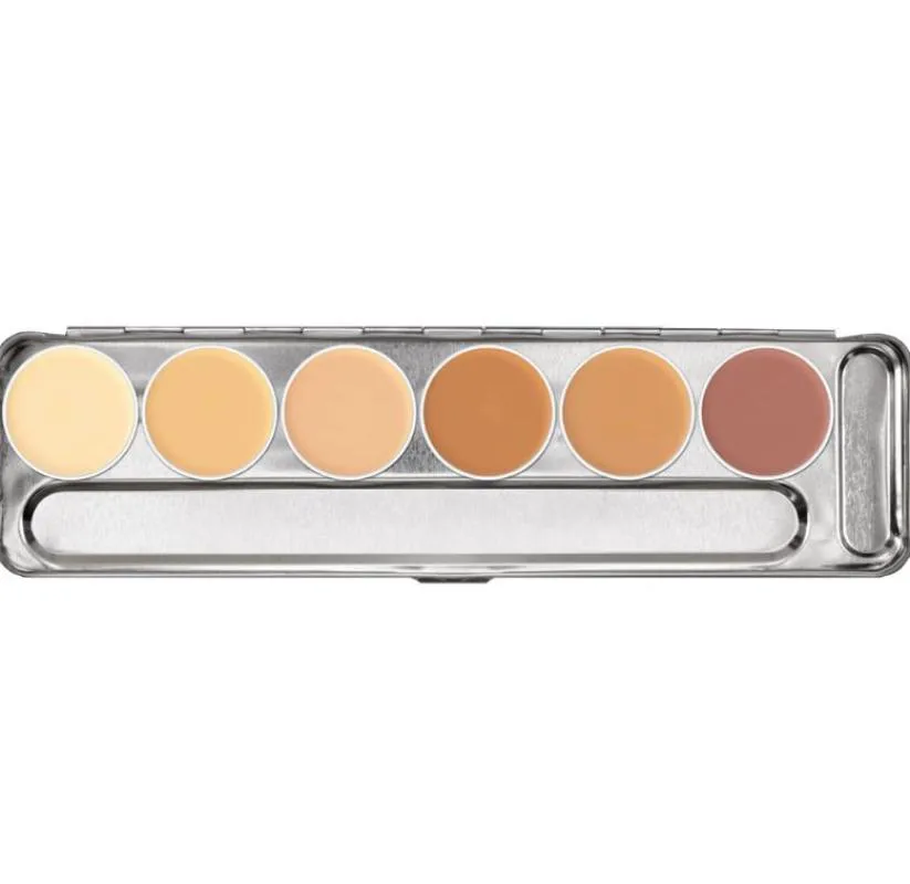 KRYOLAN DERMACOLOR PALETA 6 CORES - MODELO BP2