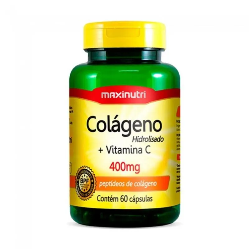 COLáGENO + VITAMINA C 400MG (60 CAPS) - PADRãO: ÚNICO