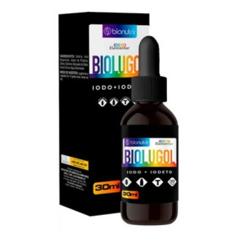 BIOLUGOL (IODO + IODETO (30ML) - PADRãO: ÚNICO