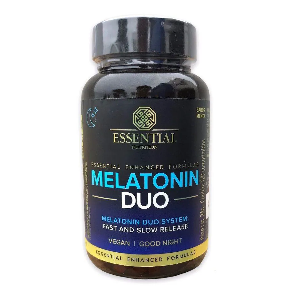 MELATONIN DUO (120 COMPS) - SABOR: MENTA