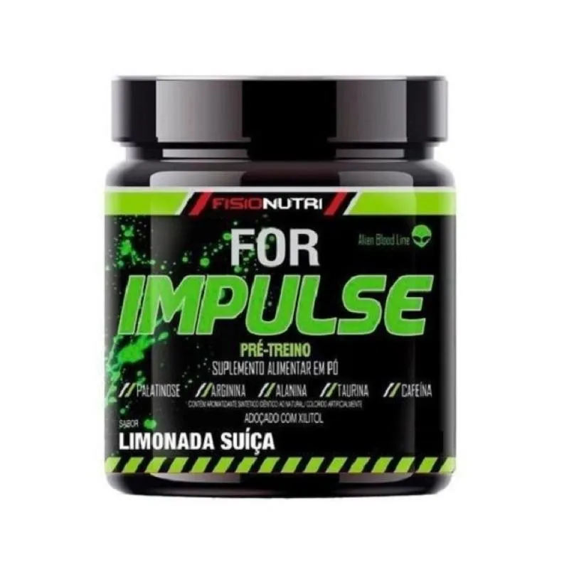 FOR IMPULSE PRé-TREINO (300G) - SABOR: LIMONADA SUIçA