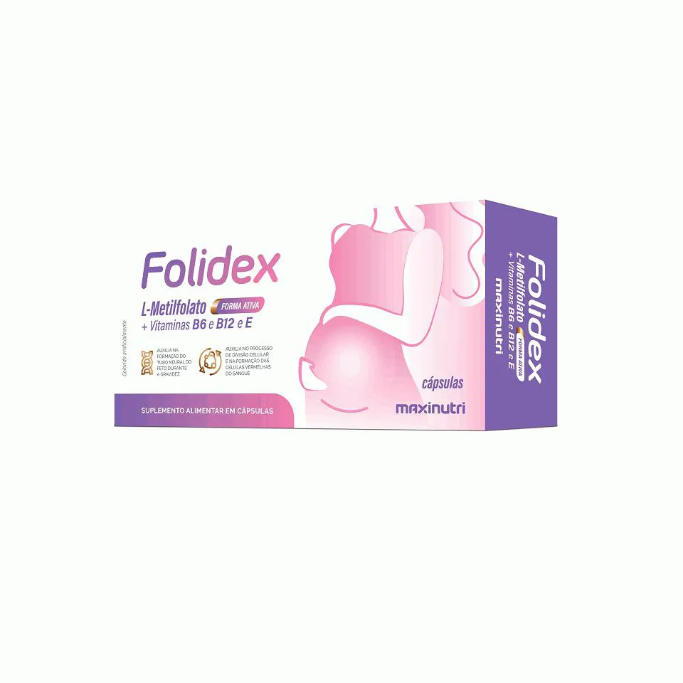 FOLIDEX METILFOLATO + VITAMINAS (60 CAPS) - PADRãO: ÚNICO