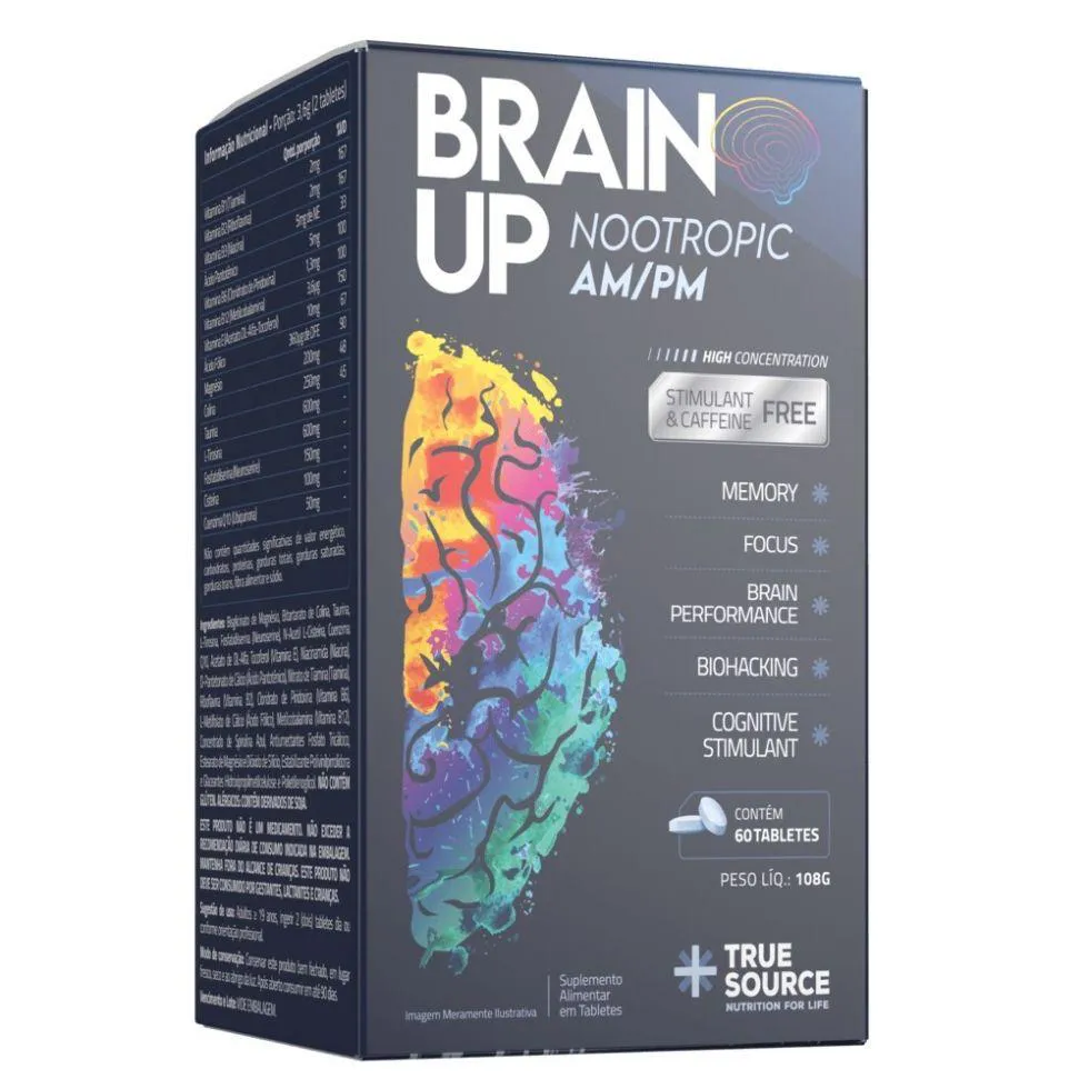 BRAIN UP NOOTROPIC AM/PM (60 TABS) - PADRãO: ÚNICO