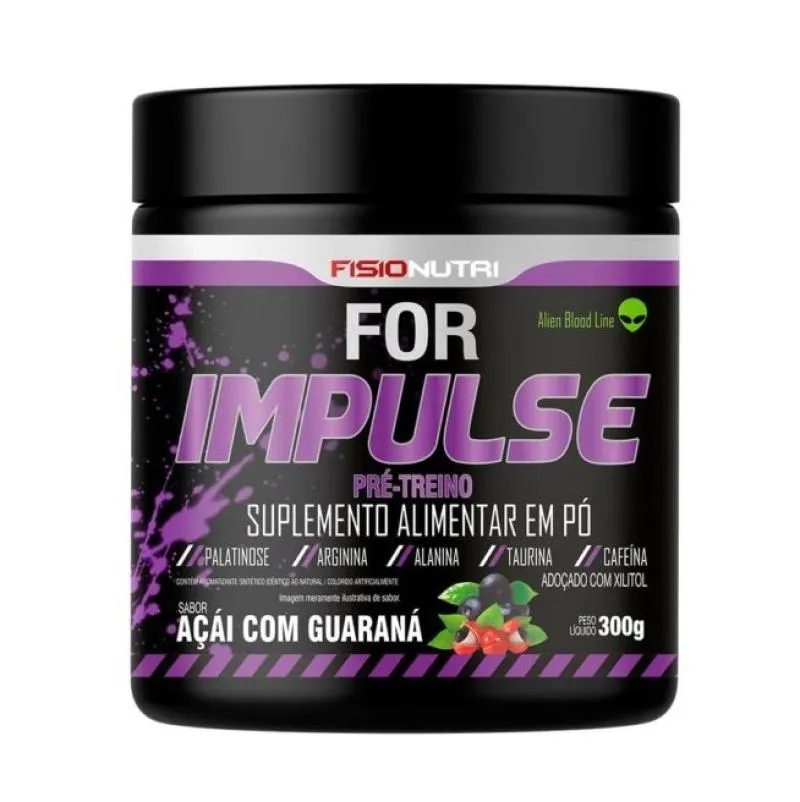 FOR IMPULSE PRé-TREINO (300G) - SABOR: AçAI COM GUARANá