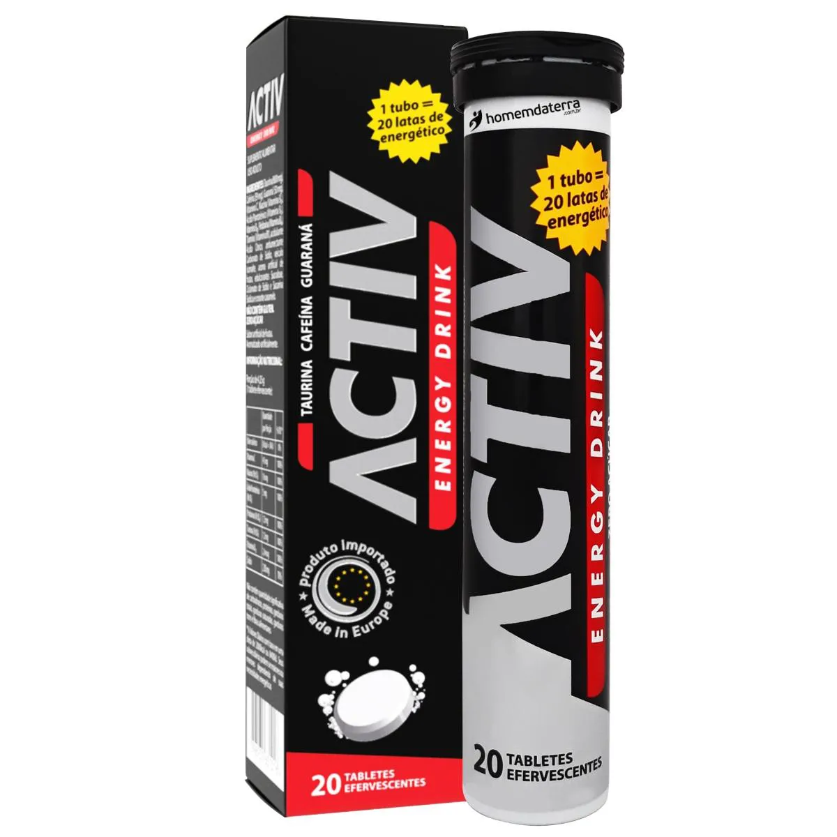 ACTIV ENERGY DRINK EUROVIT 20 TABLETES