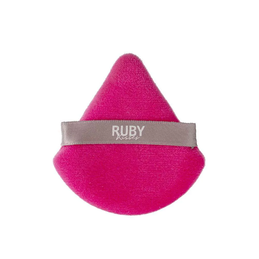 ESPONJA PUFF PARA Pó TRIANGULAR  - RUBY KISSES Rosa