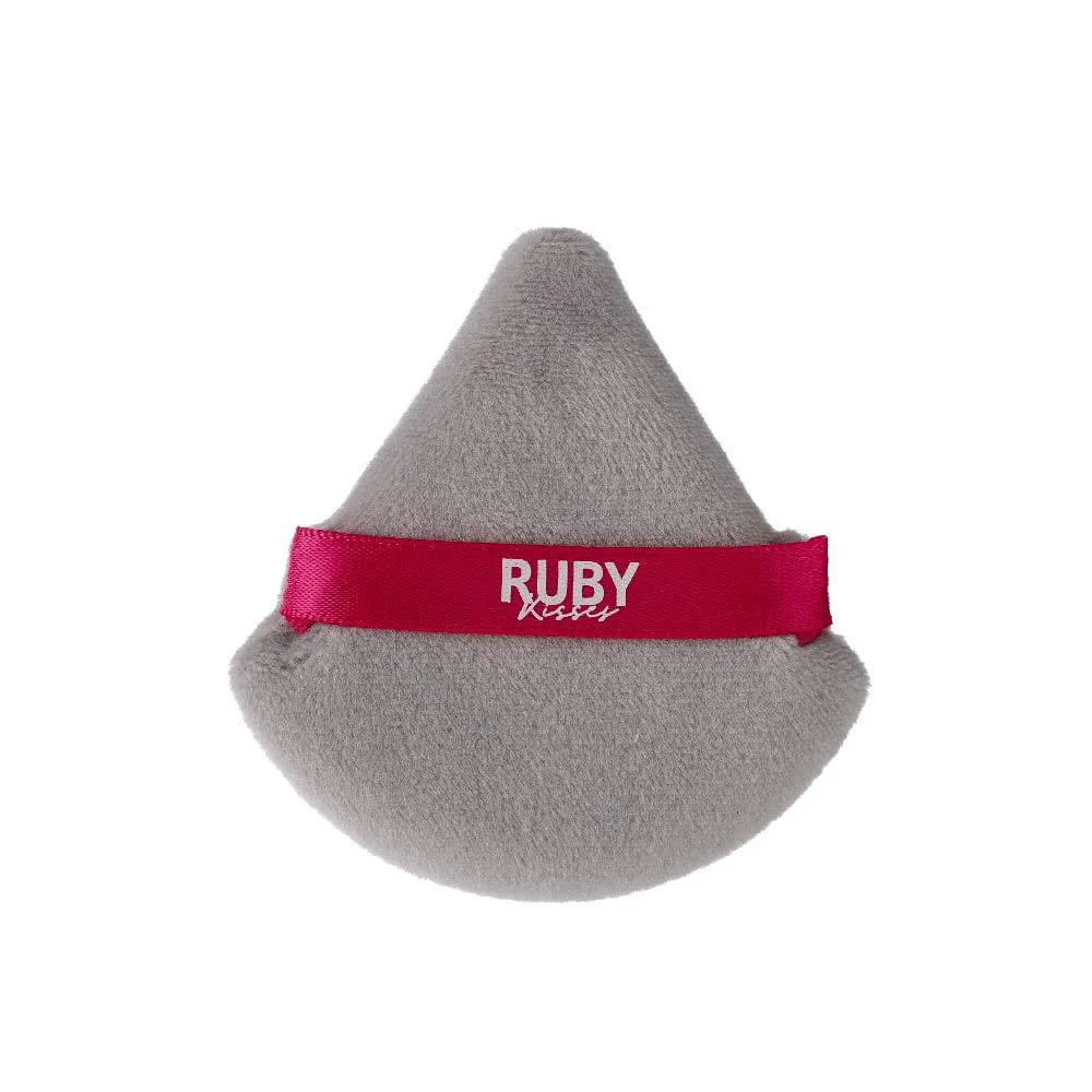 ESPONJA PUFF PARA Pó TRIANGULAR  - RUBY KISSES Cinza