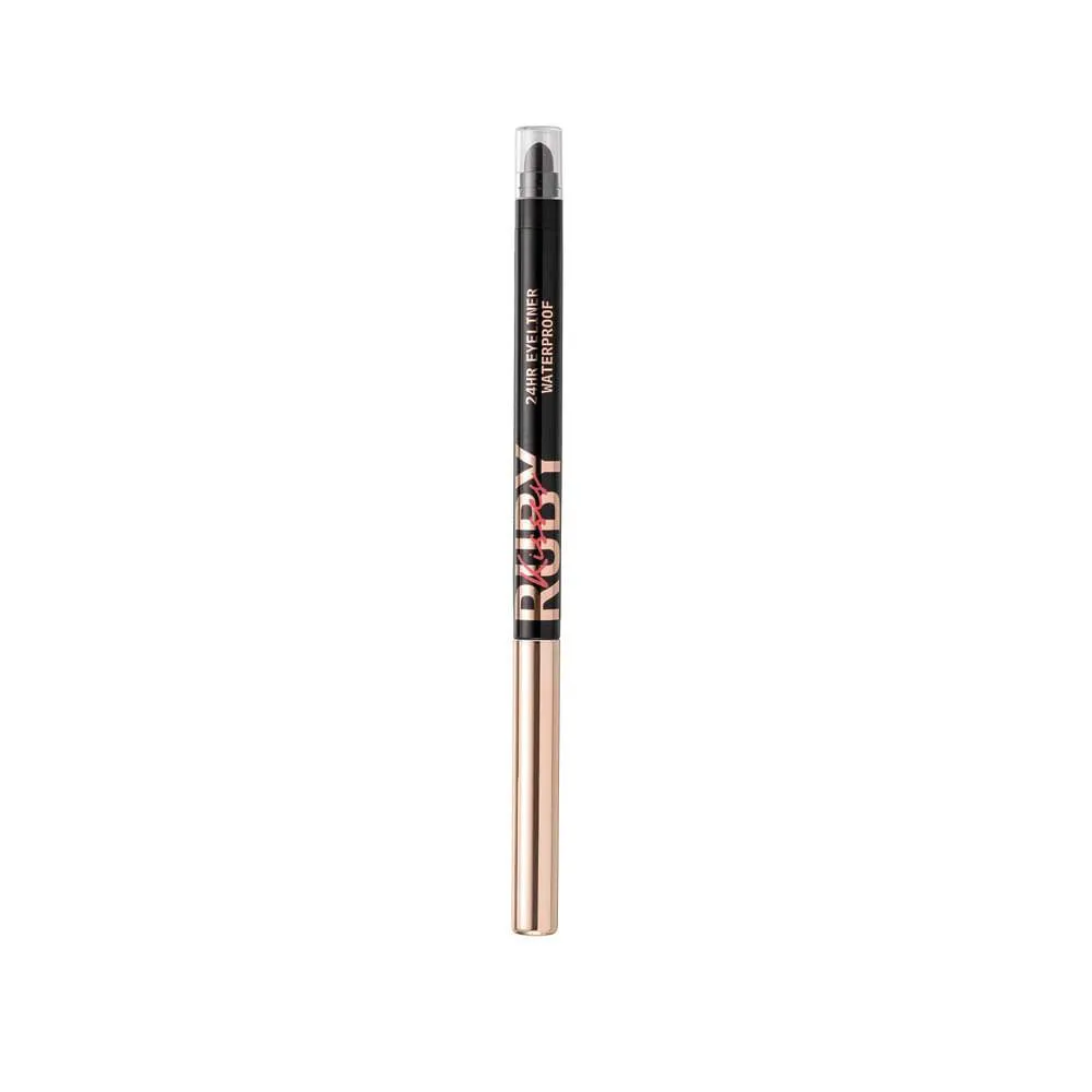 LáPIS RETRáTIL EM GEL à PROVA D´áGUA - RUBY KISSES Preto