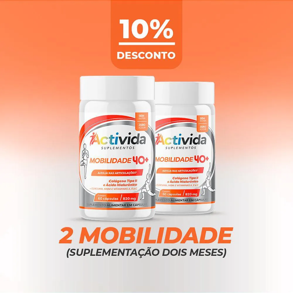 COMBO - 2 SUPLEMENTO ALIMENTAR - ACTIVIDA MOBILIDADE