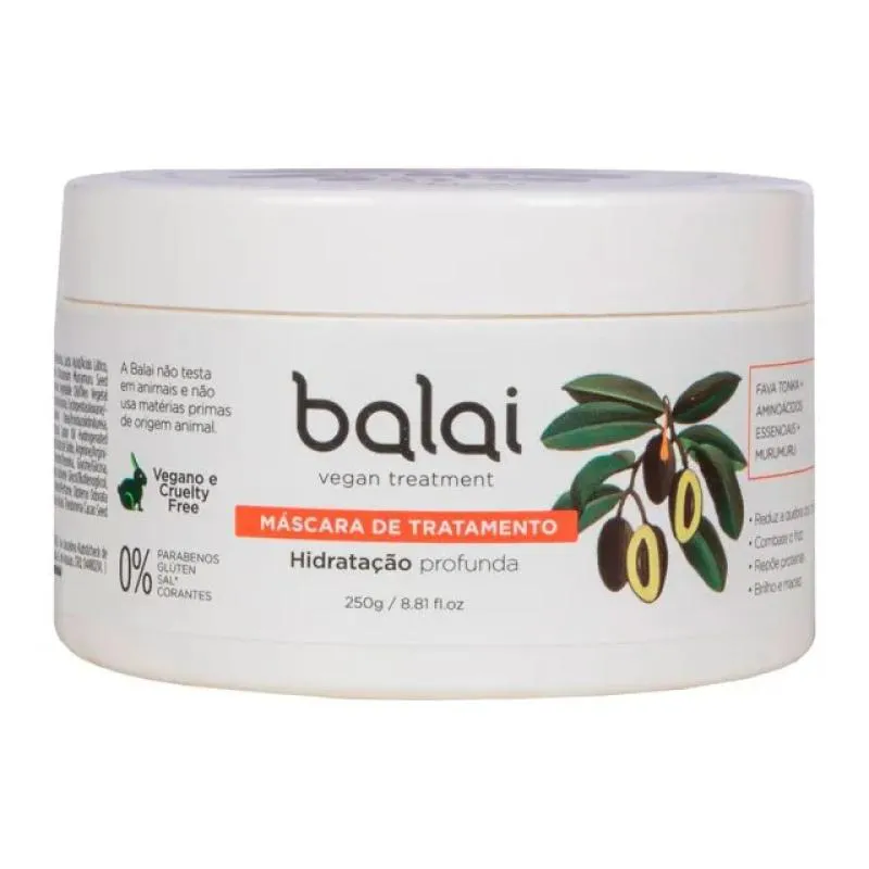 MÁSCARA DE TRATAMENTO BALAI HIDRATAÇÃO PROFUNDA FAVA TONKA 250G