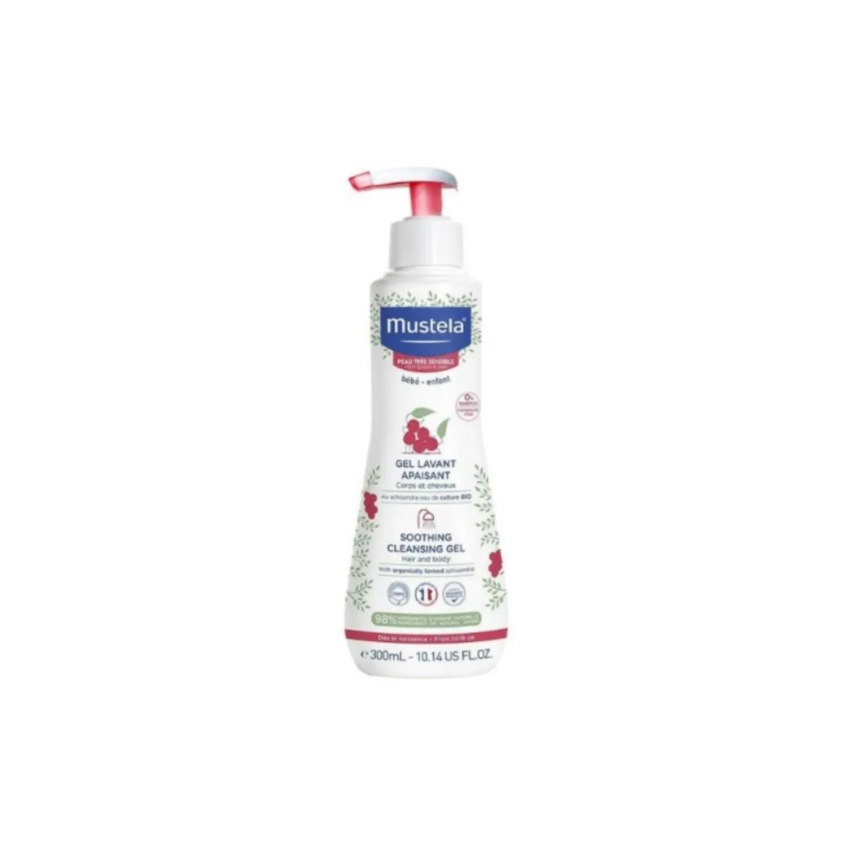 MUSTELA GEL LAVANTE APAISANT PELE MUITO SENSíVEL 300ML